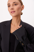 NAVY BLUE JACKET No5 WITH A DELICATE STRIP