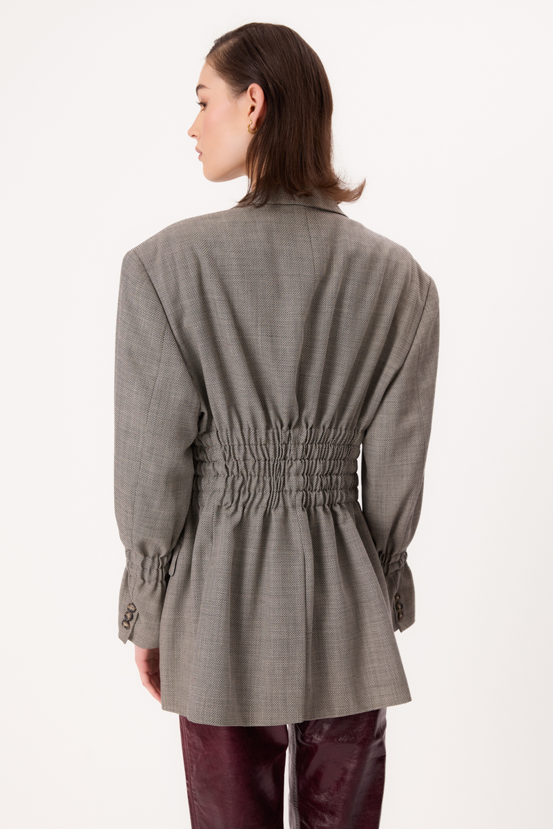 GRAY SLIM FIT JACKET MODEL No2