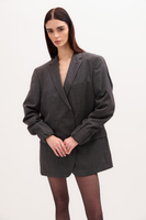 LONG MINIMALIST GRAY JACKET MODEL No8