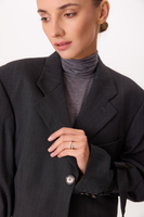 DARK GRAY CHECKED JACKET MODEL No5