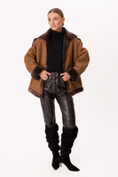 BROWN NATURAL SHEEPSKIN WITH EPADS