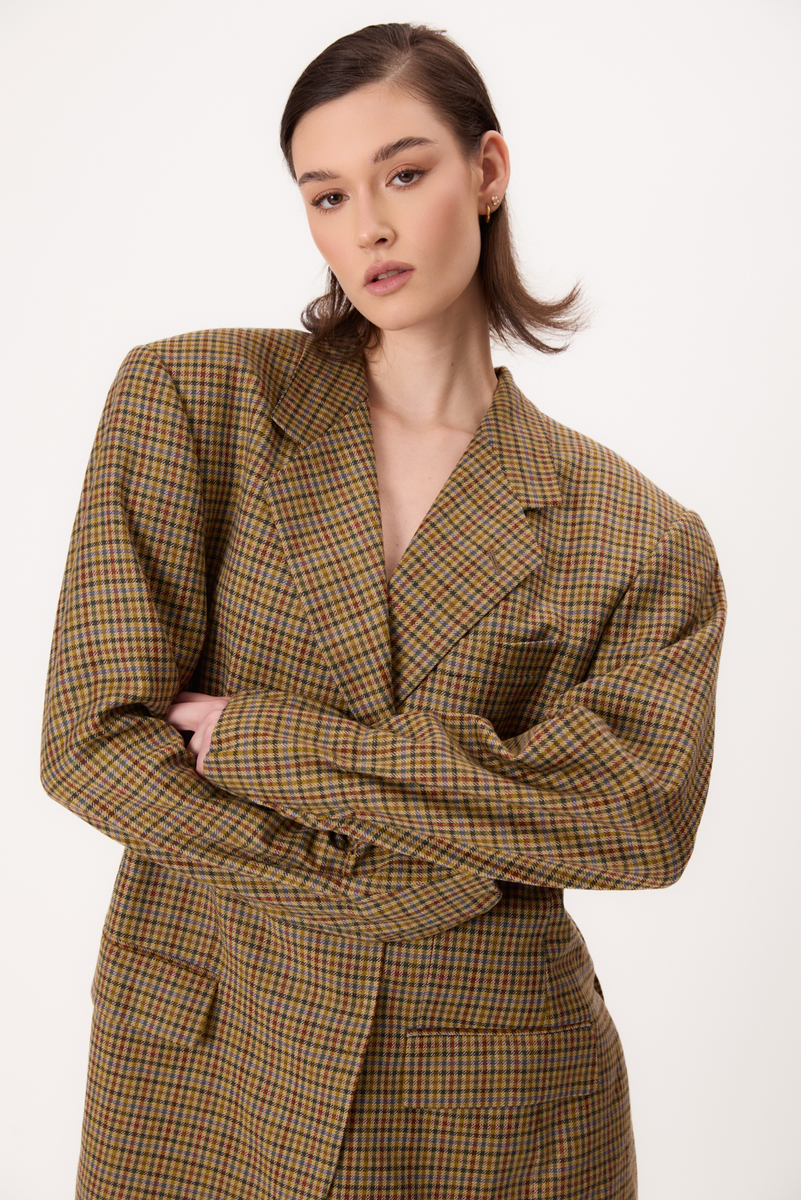 ZIELONA CHECKED JACKET MODEL No. 8