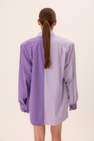 PURPLE STRIPED COTTON SET