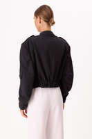 BLACK BOMBER JACKET