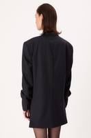 LONG BLACK SMOOTH JACKET MODEL No8
