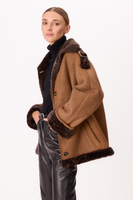 BROWN NATURAL SHEEPSKIN WITH EPADS