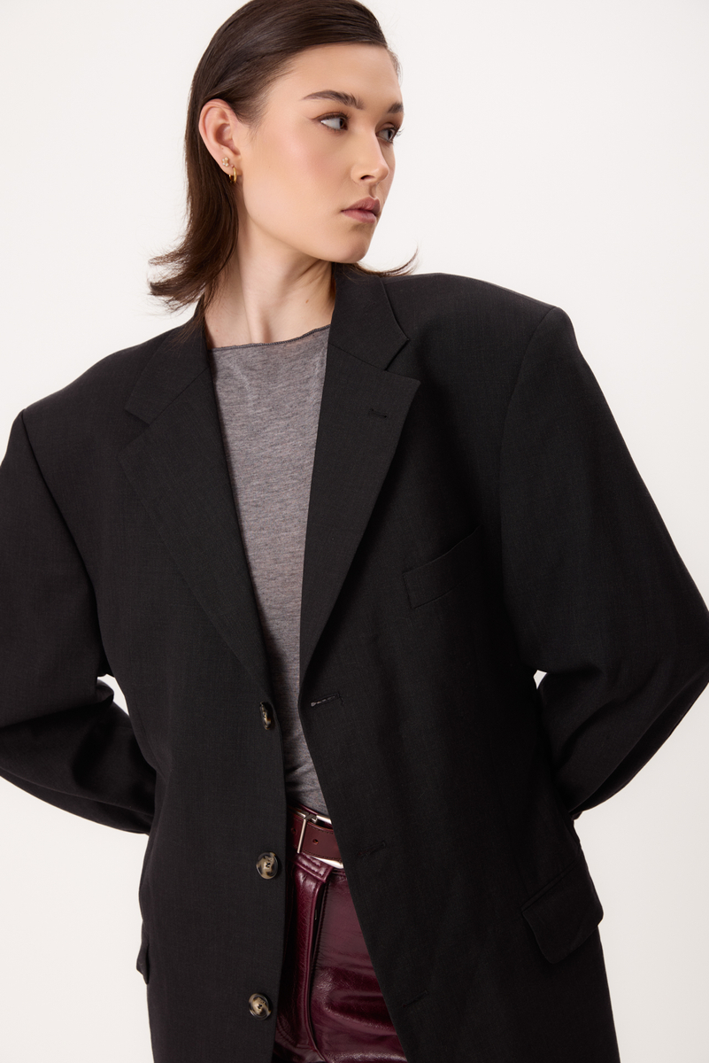 BLACK SLIM FIT JACKET MODEL No2