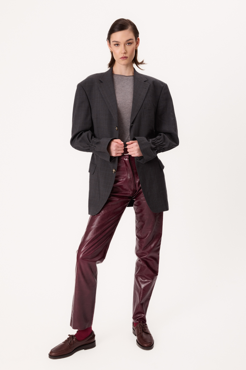 GRAFITOWA TALIOWANA MARYNARKA MODEL No2