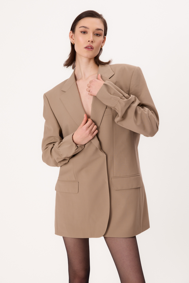 LONG BEIGE BLAZER MODEL No8